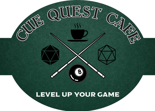 Cue Quest Café logo