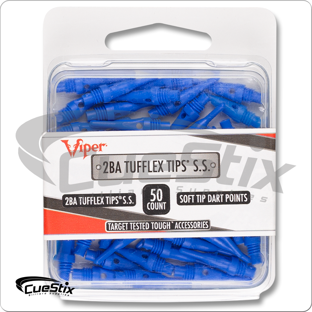 2BA Tufflex 16-1500 Super Short Soft Tips - Pack of 50